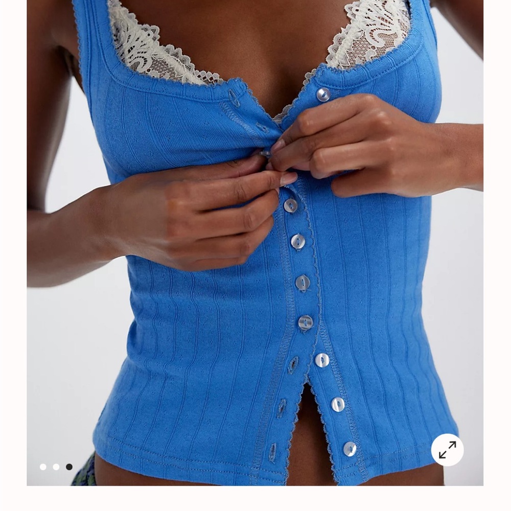 Free People End Game Pointelle Tank